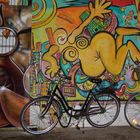 Fahrrad und Graffiti