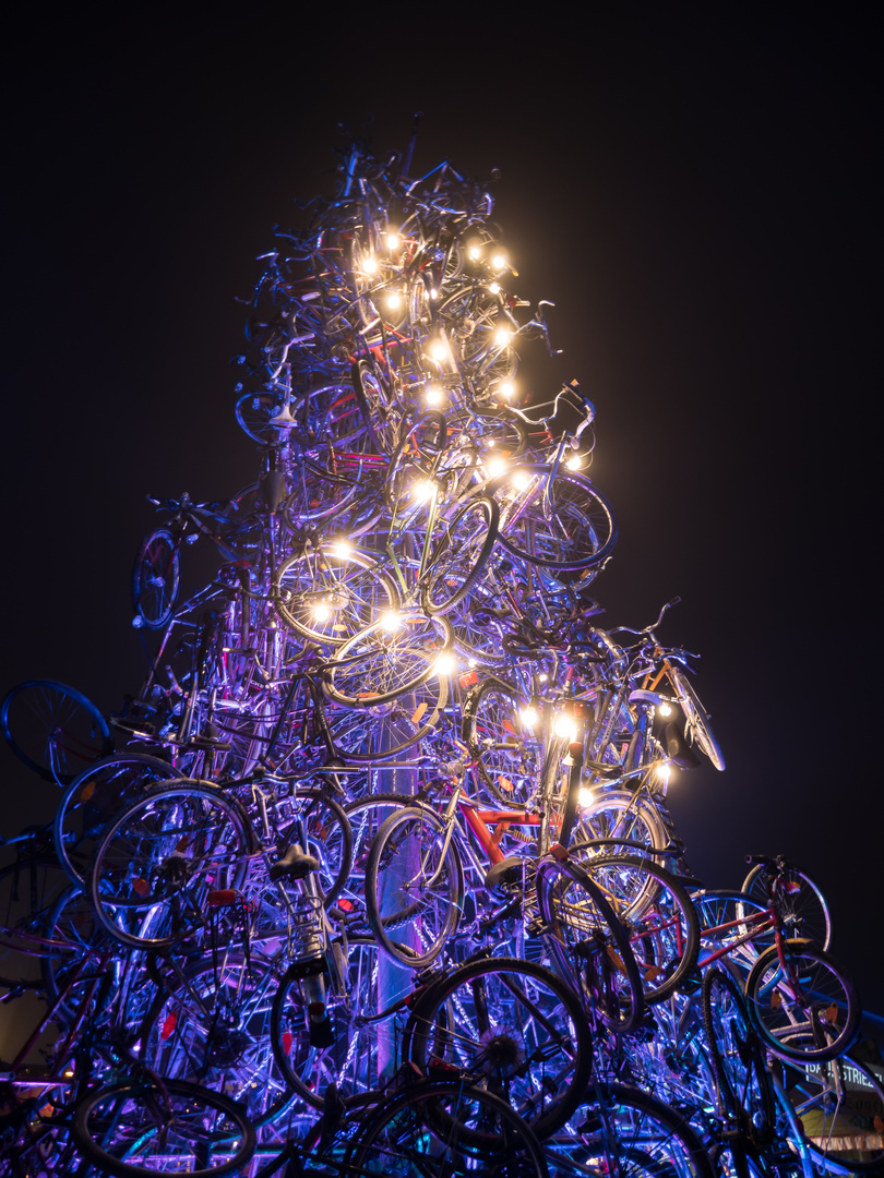 Fahrrad Weihnachtsbaum, was sonst?