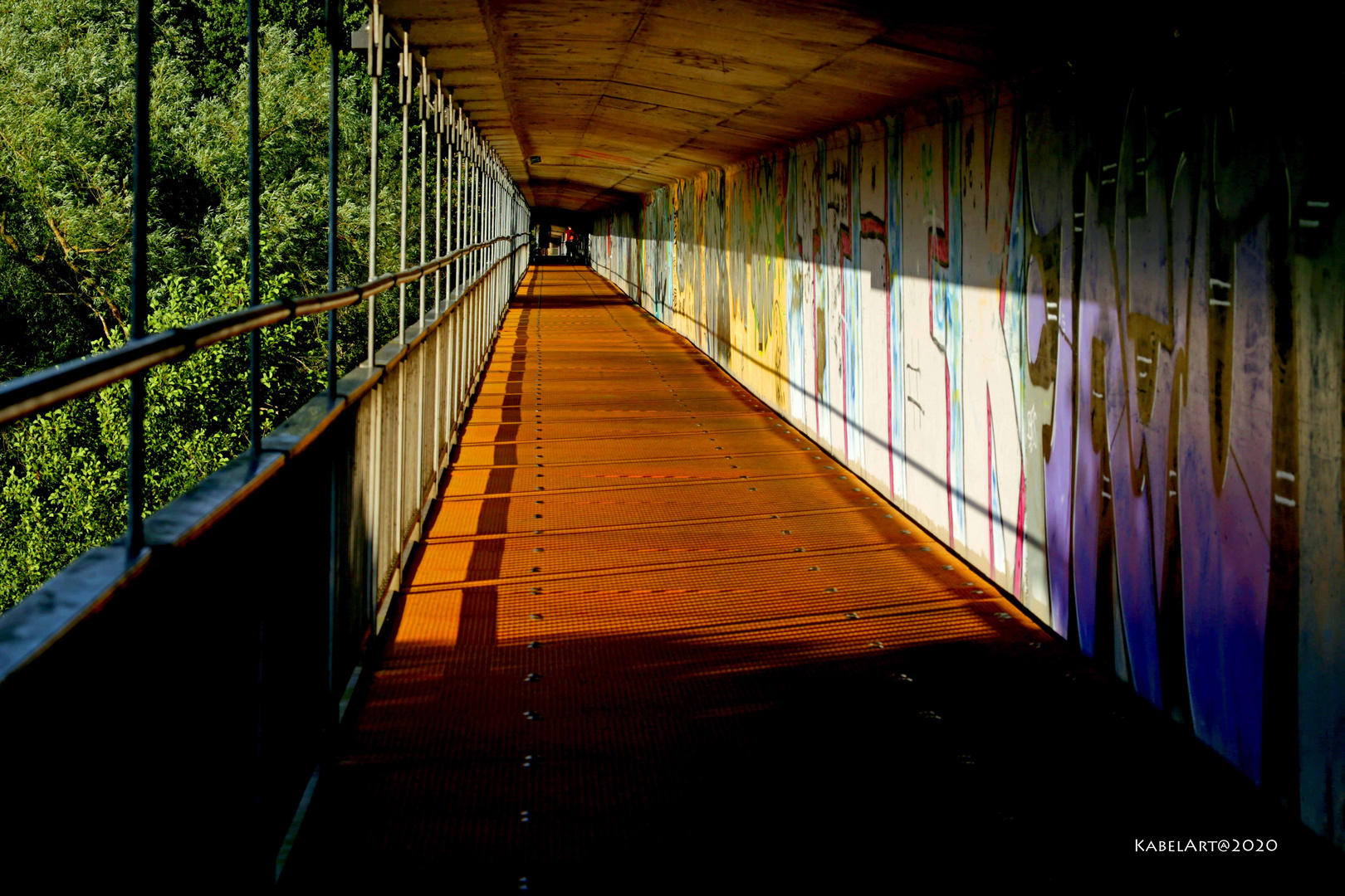 Fahrradbrücke unter der A43 beim Kemnadersee NRW
