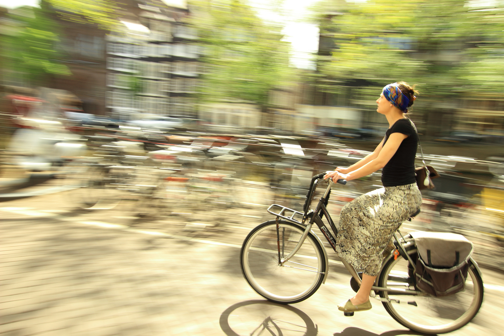 Fahrradfahren in Amsterdam