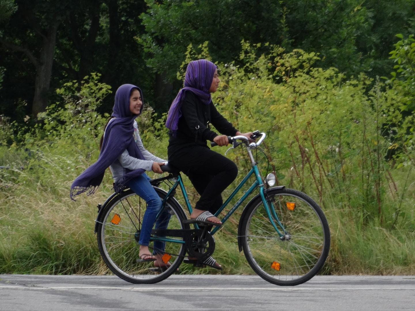 Fahrradfahren lernen ist einfach geil