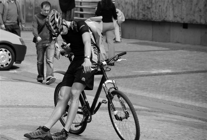 Fahrradkurier in Prag, neuer Auftrag?