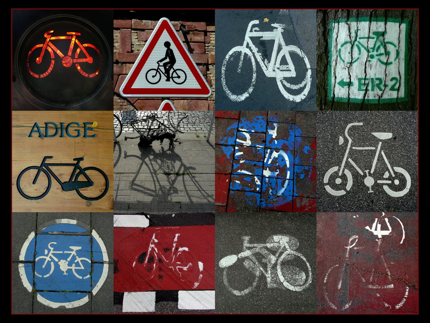 Fahrradmarkierungen 2