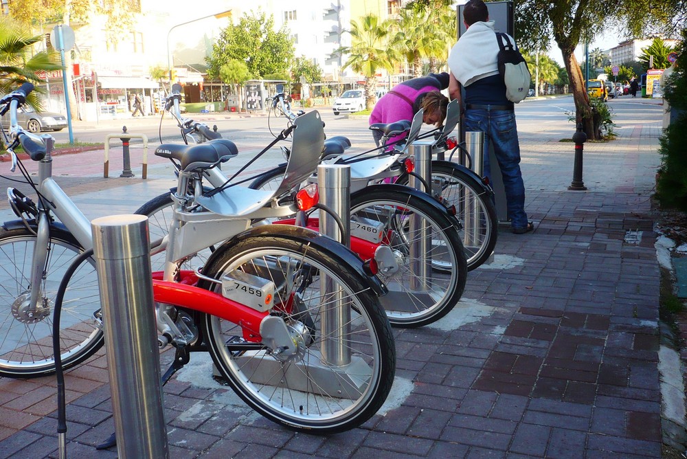 Fahrradparking in Alanya