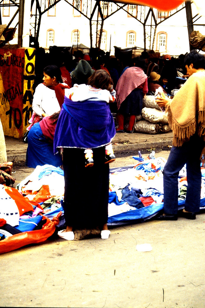 Fahrradreise durch Ecuador: Auf dem Markt