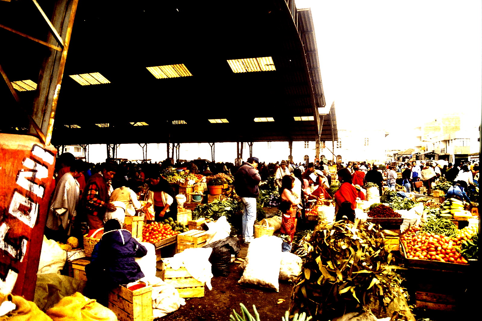 Fahrradreise durch Ecuador: Auf dem Markt