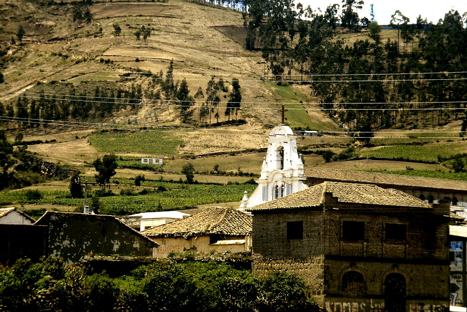 Fahrradreise durch Ecuador: Dorf