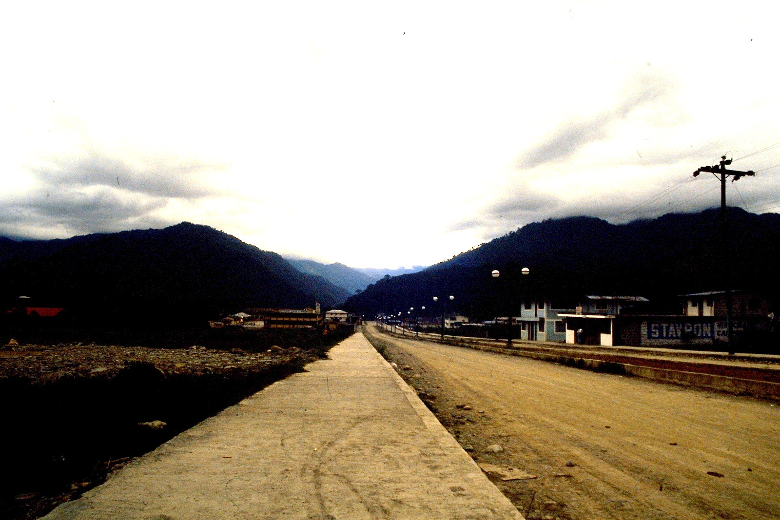 Fahrradreise durch Ecuador: Ein Dorf