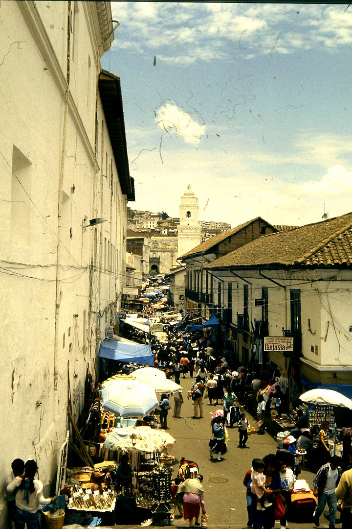 Fahrradreise durch Ecuador: Quito, Einkaufen