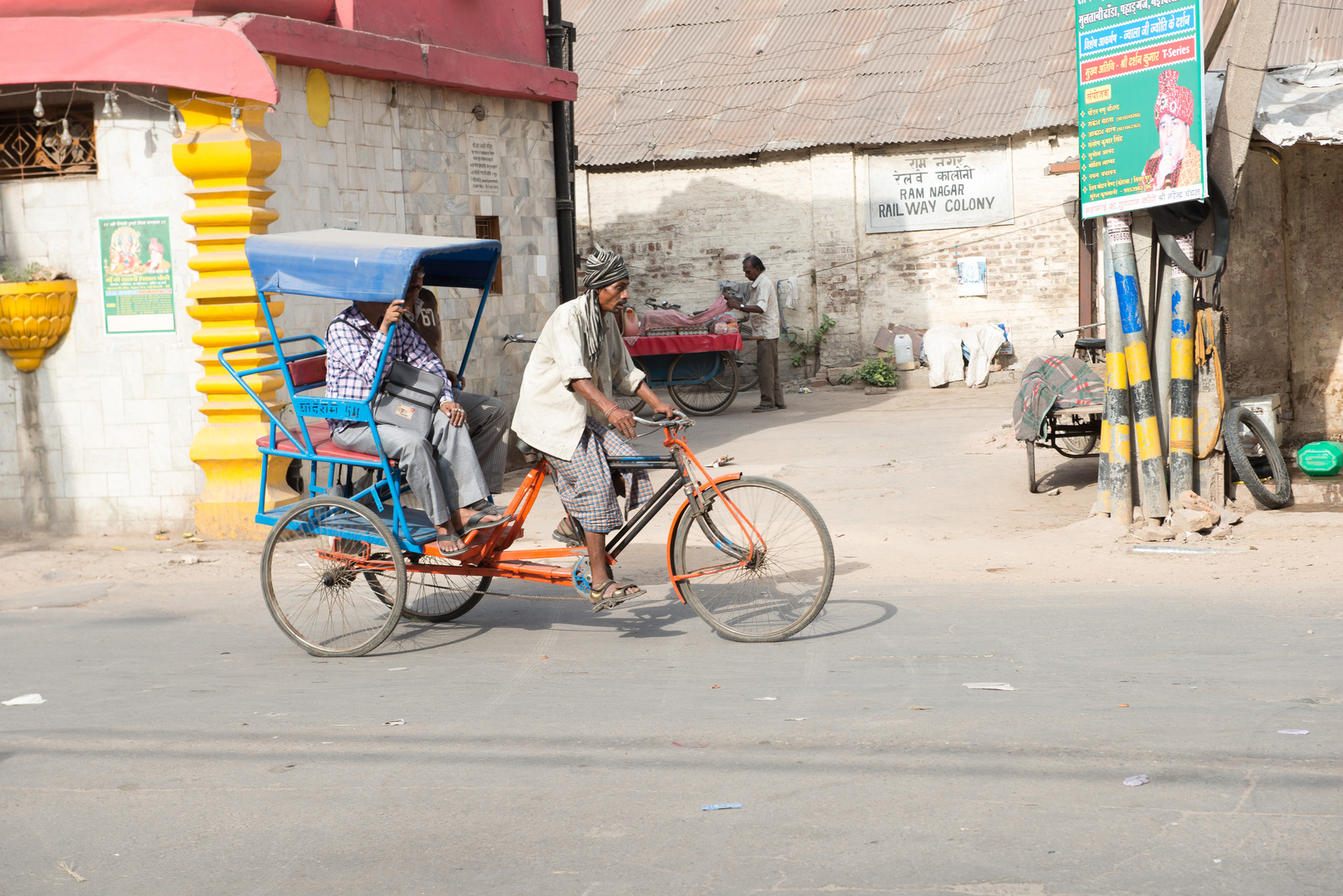 Fahrradrikscha in Delhi