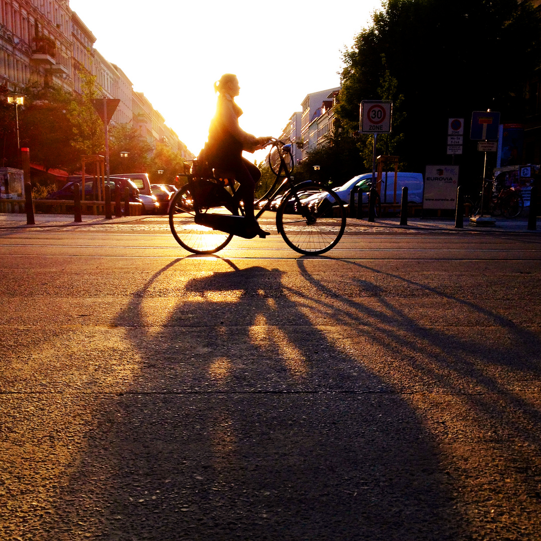 fahrrad/schatten