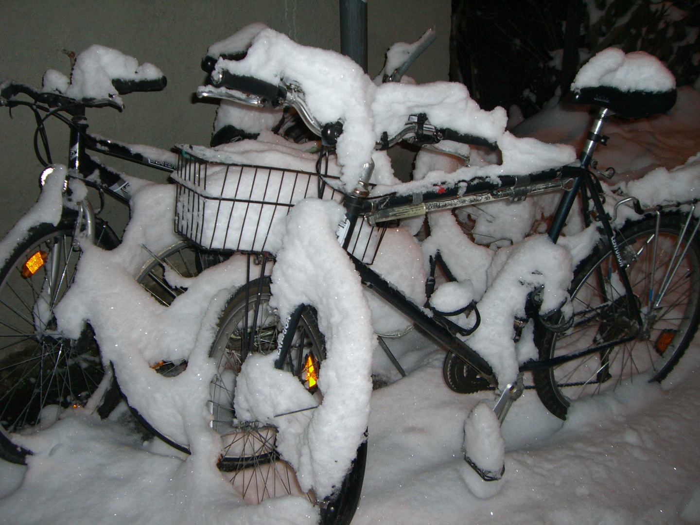 Fahrradschnee