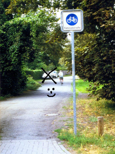 Fahrradstraße!