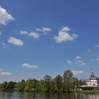 Fahrradtour am Main: Blick zum Schloss Philippsruhe