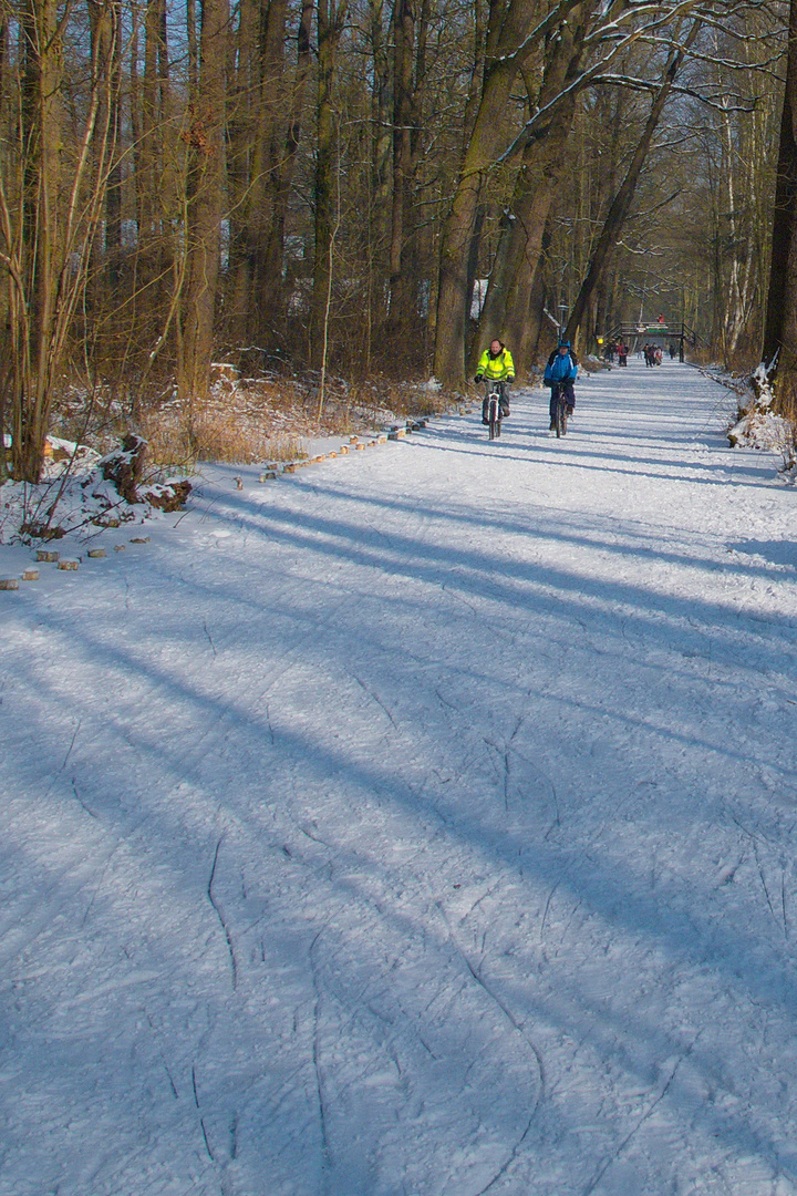 Fahrradtour auf dem Spreefließ bei Wotschofska