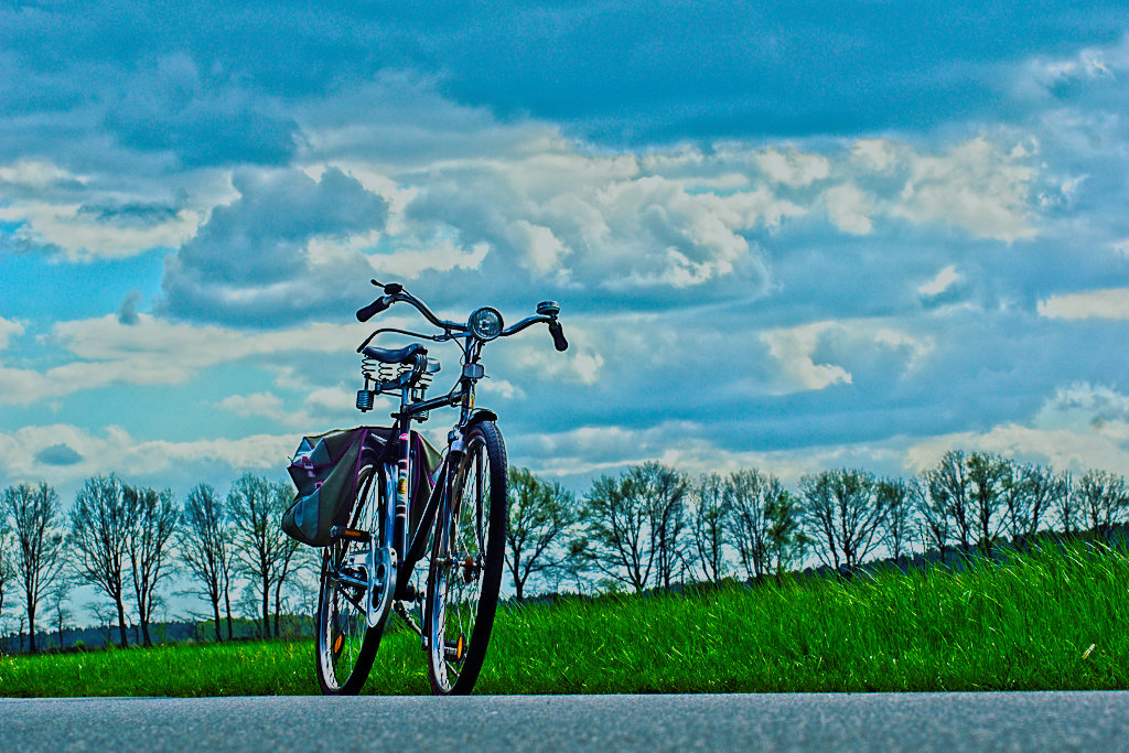 Fahrradtour durch die Natur