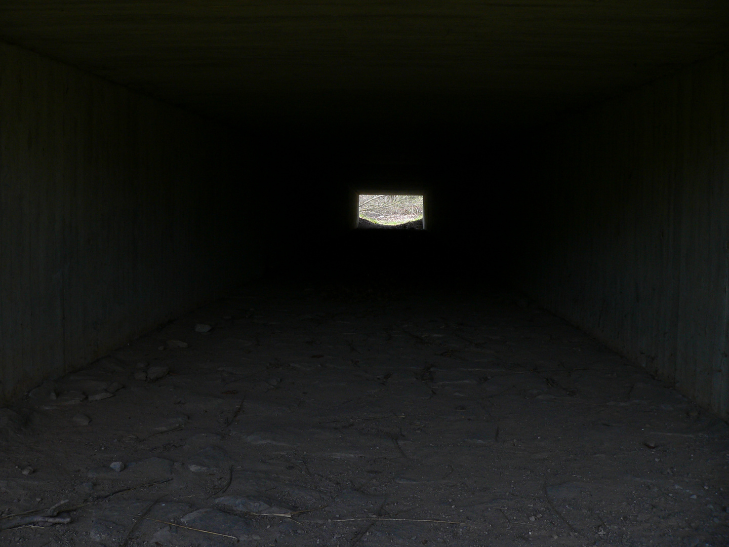 Fahrradtunnel unter der A45 da bin ich durch