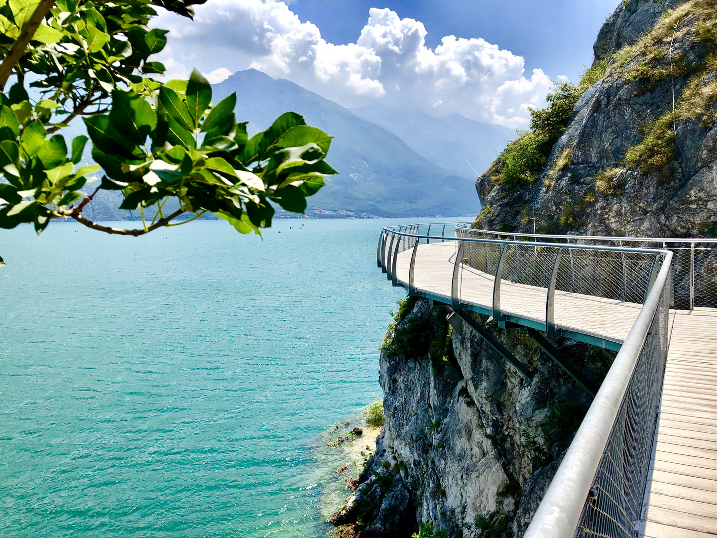 Fahrradweg, Limone, Gardasee