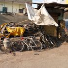 Fahrradwerkstatt in Nashik / Indien