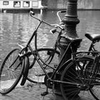 Fahrräder am Ufer