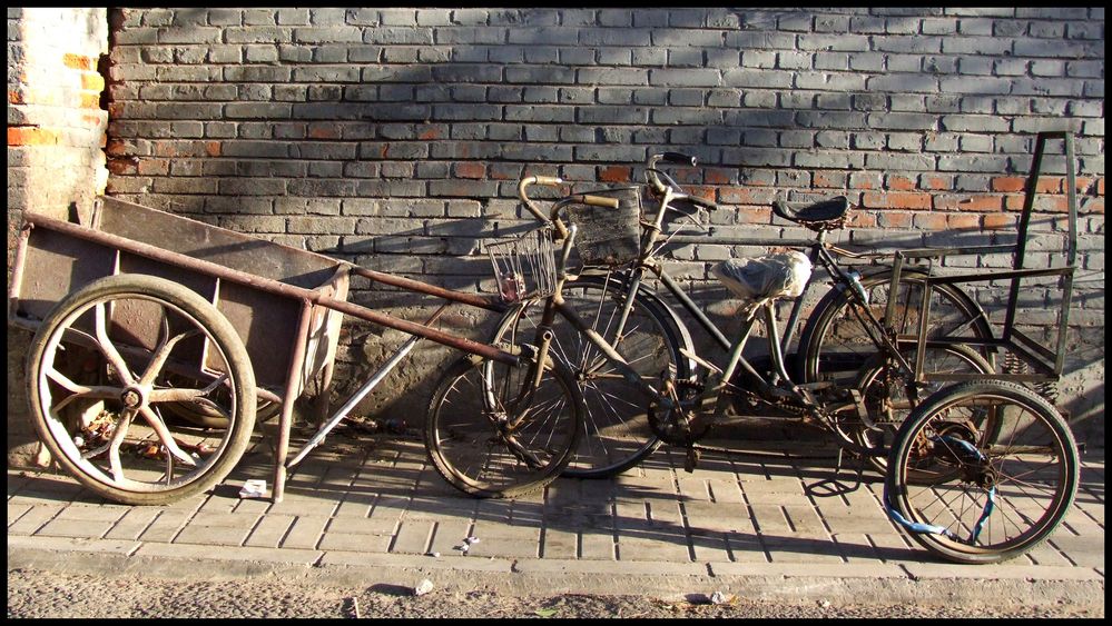 Fahrräder im Hutong