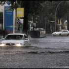 Fahrschule im Unwetter