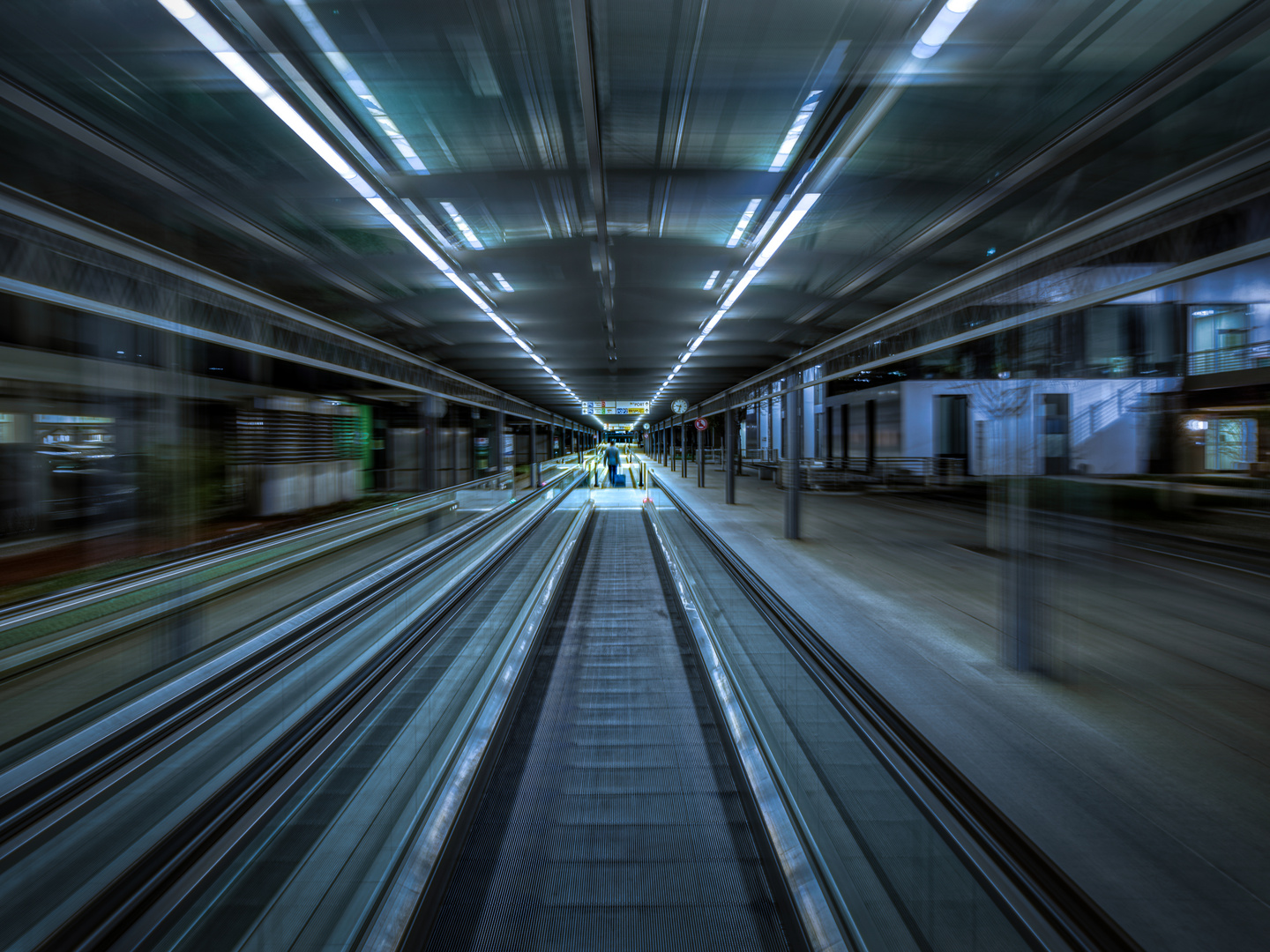 Fahrsteig Stuttgarter Flughafen