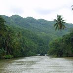 Fahrt auf dem Loboc River