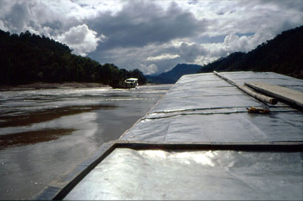 Fahrt auf dem Mekong