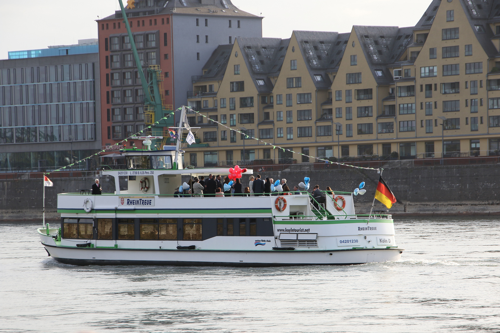Fahrt auf dem Rhein