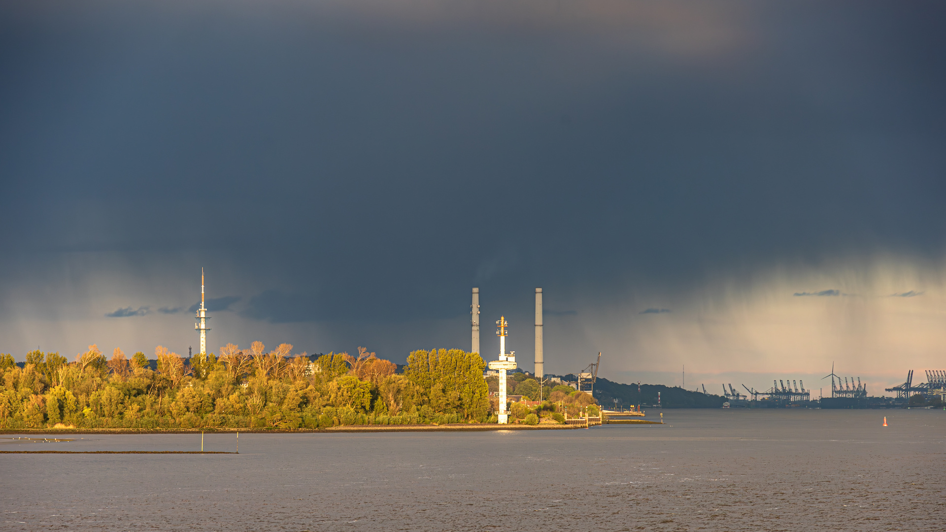 fahrt auf der elbe