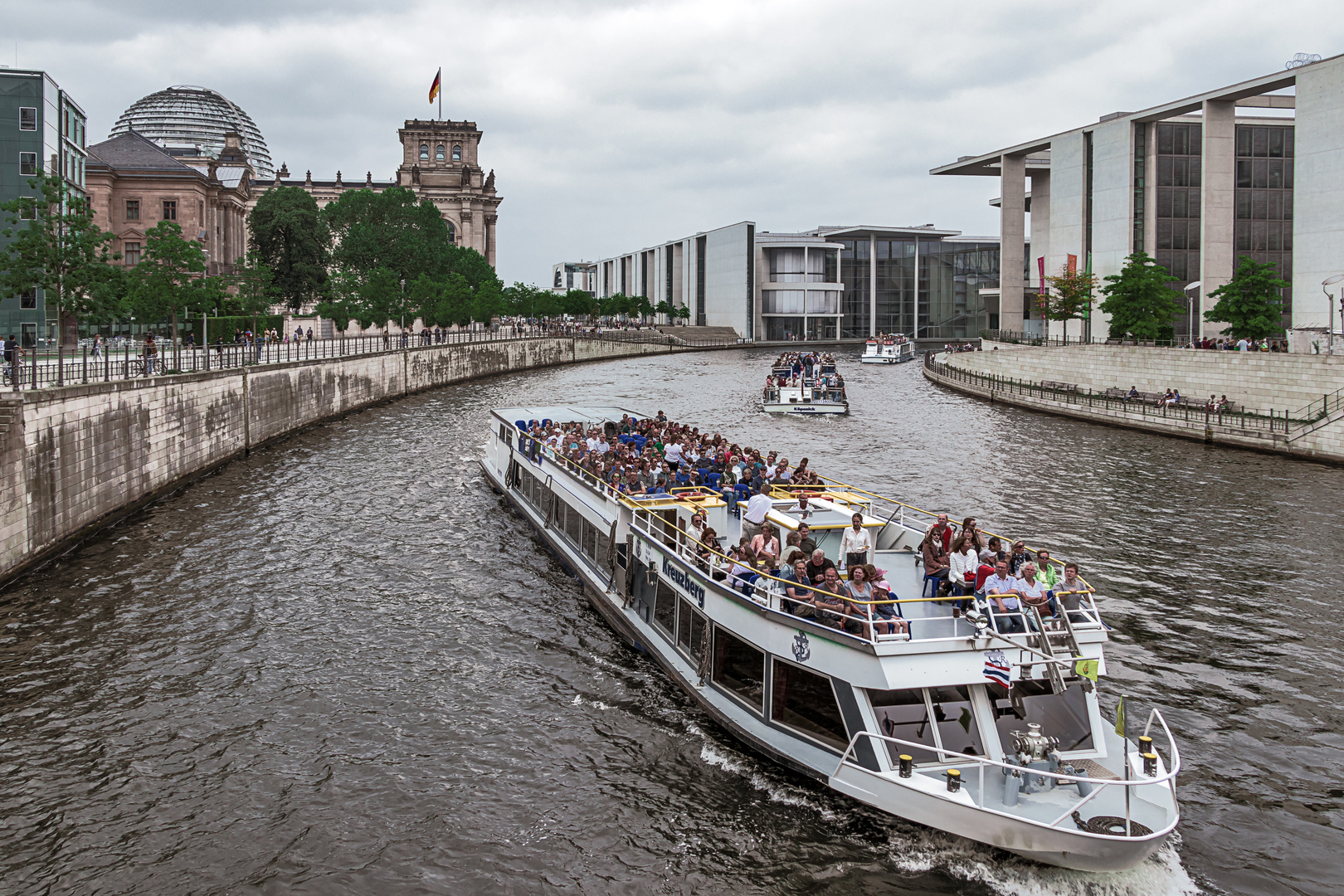 Fahrt auf der Spree