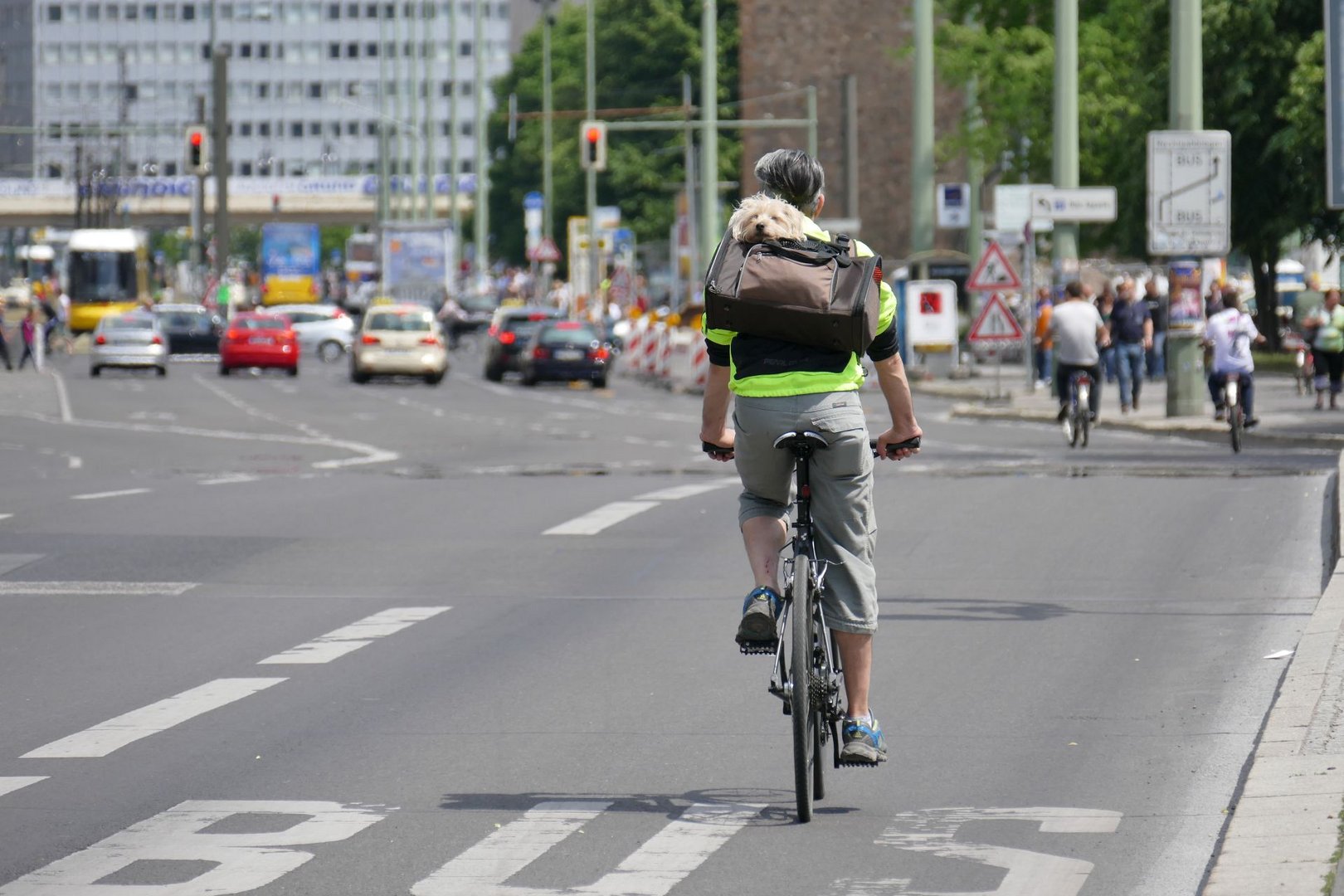 Fahrt durch Berlin