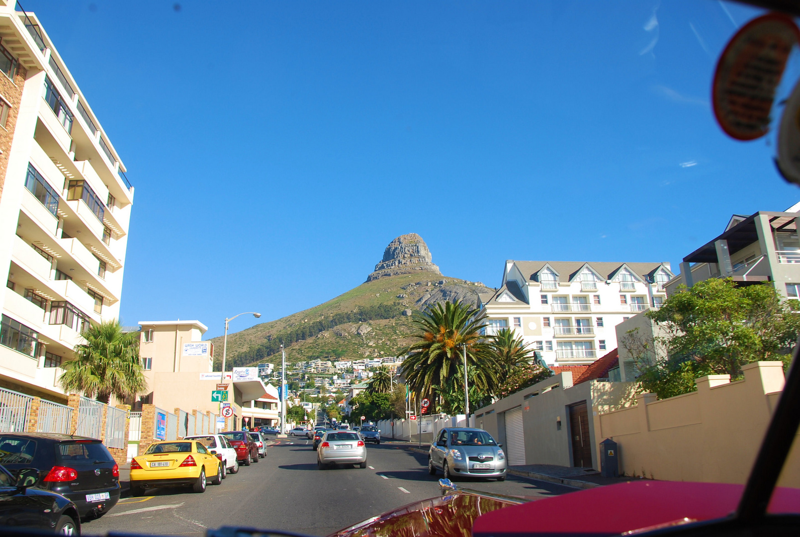 Fahrt durch Cape Town