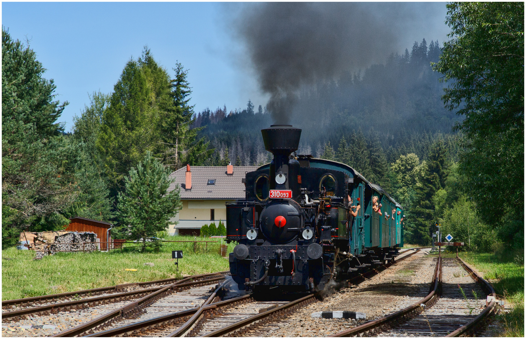 Fahrt durch den Böhmerwald