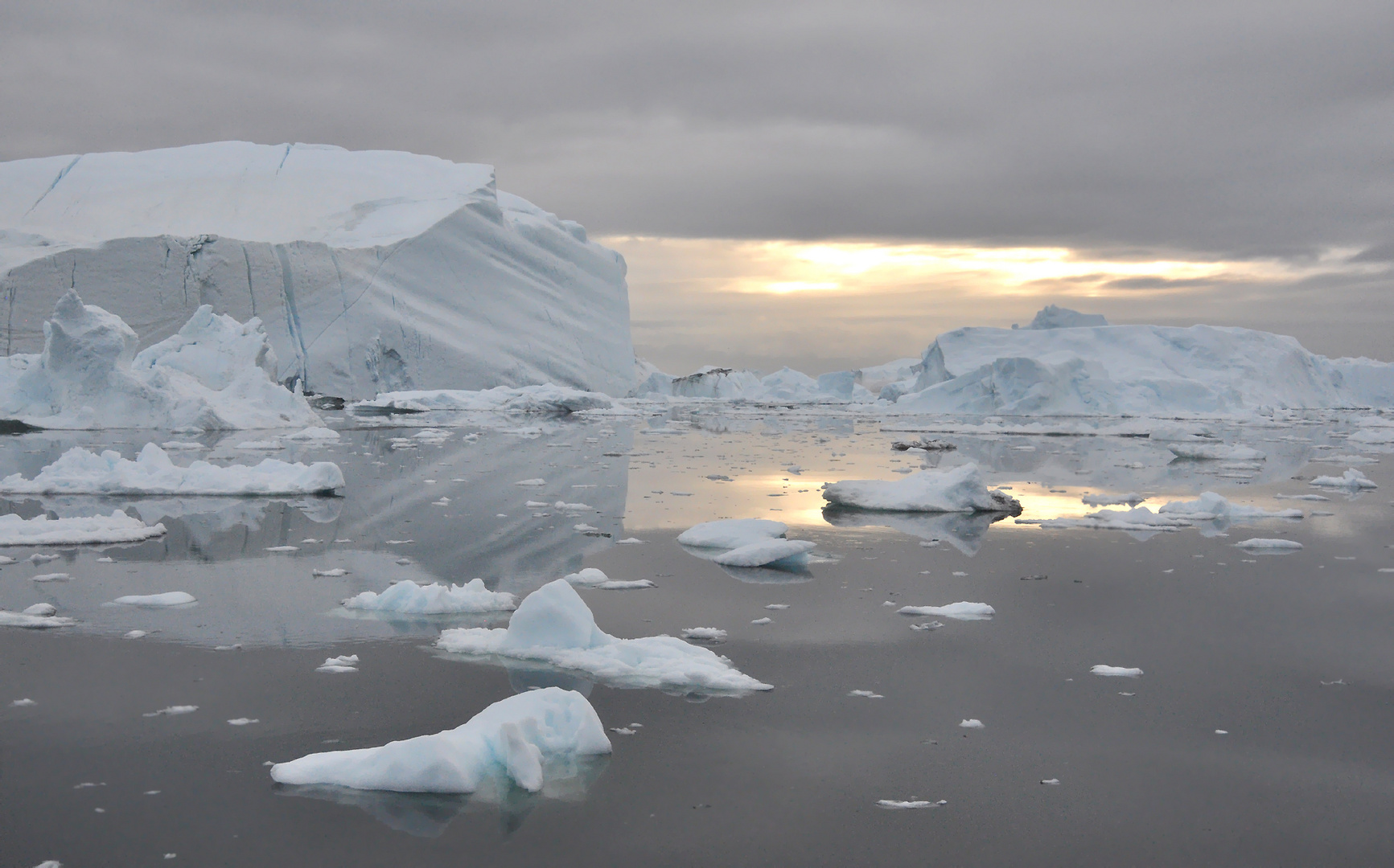 Fahrt durch den Eisfjord