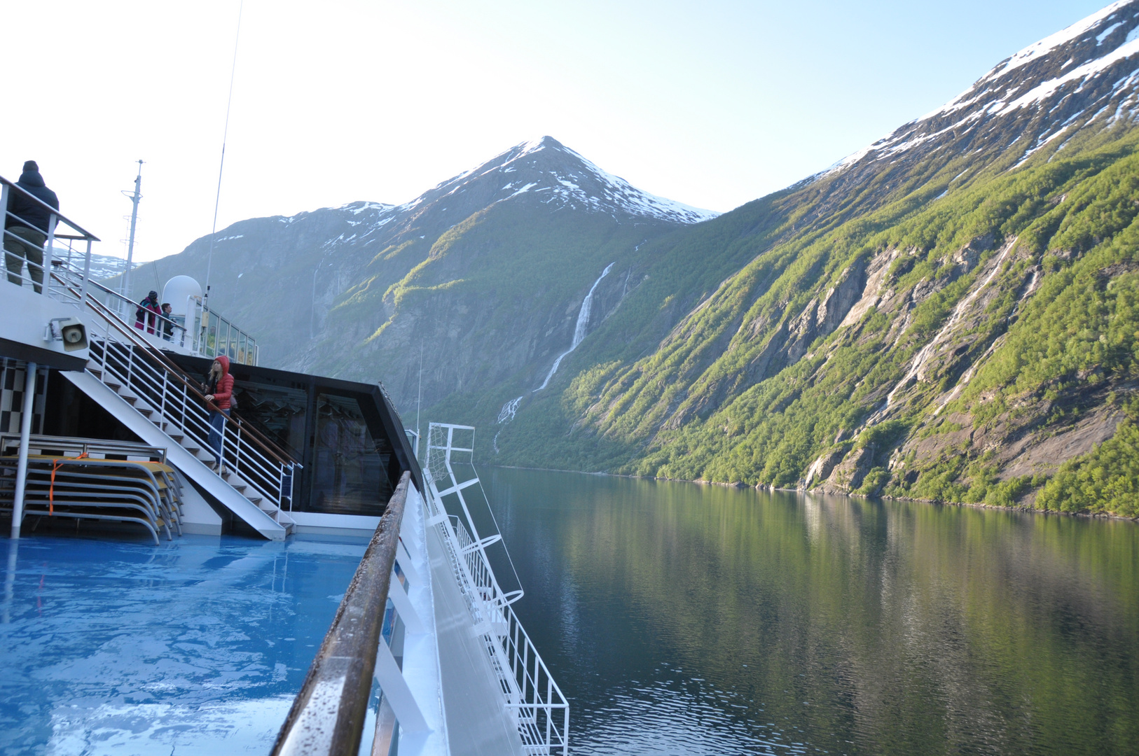 Fahrt durch den Geiranger