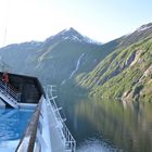 Fahrt durch den Geiranger