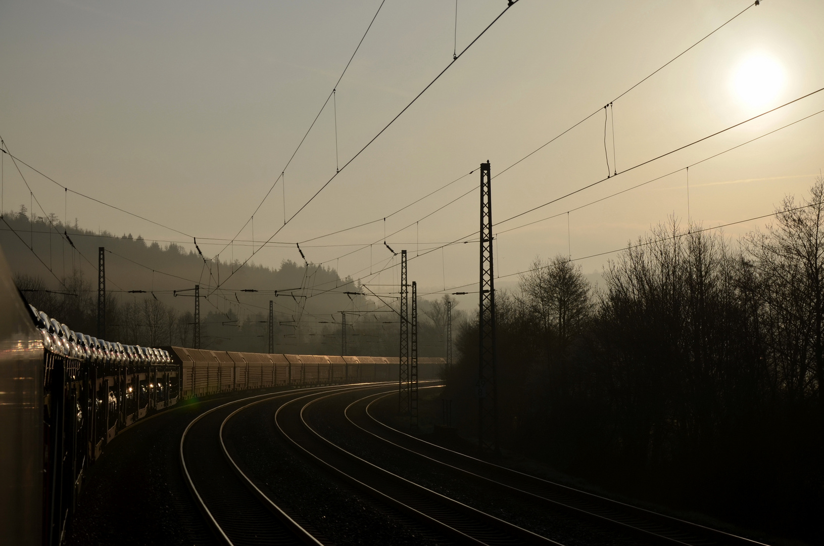 Fahrt durch den Vorfrühling