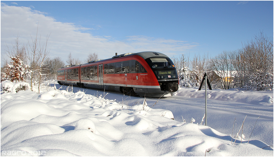 Fahrt durch den Winter