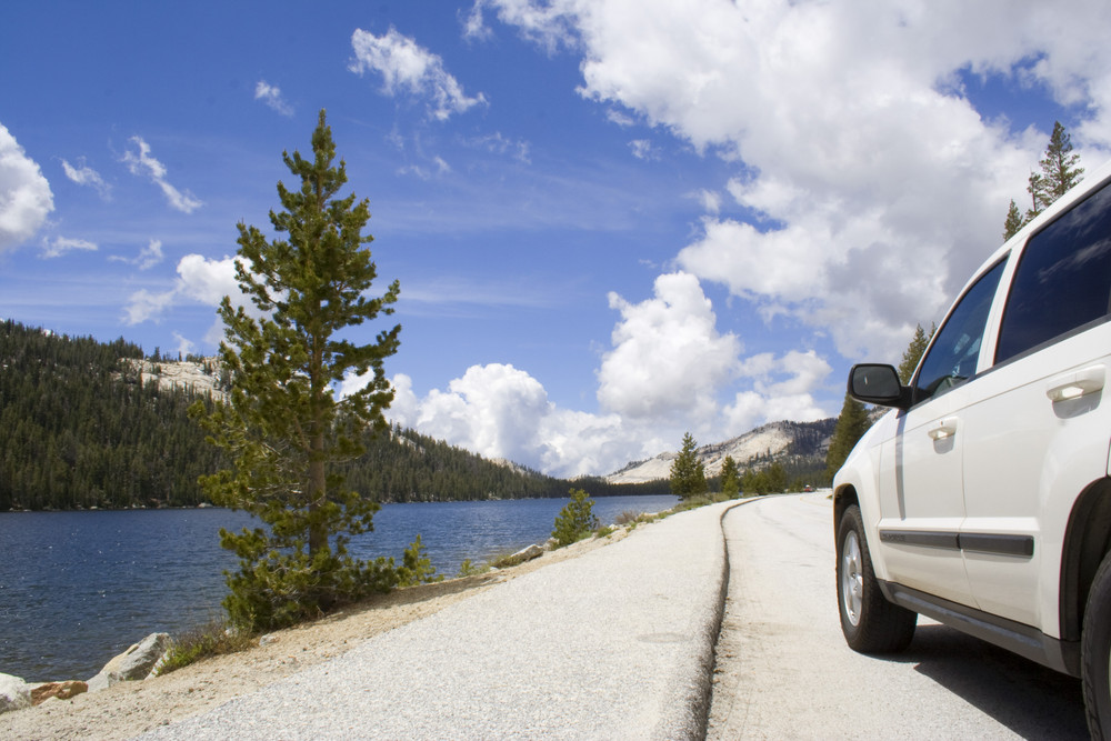 Fahrt durch den Yosemite Park