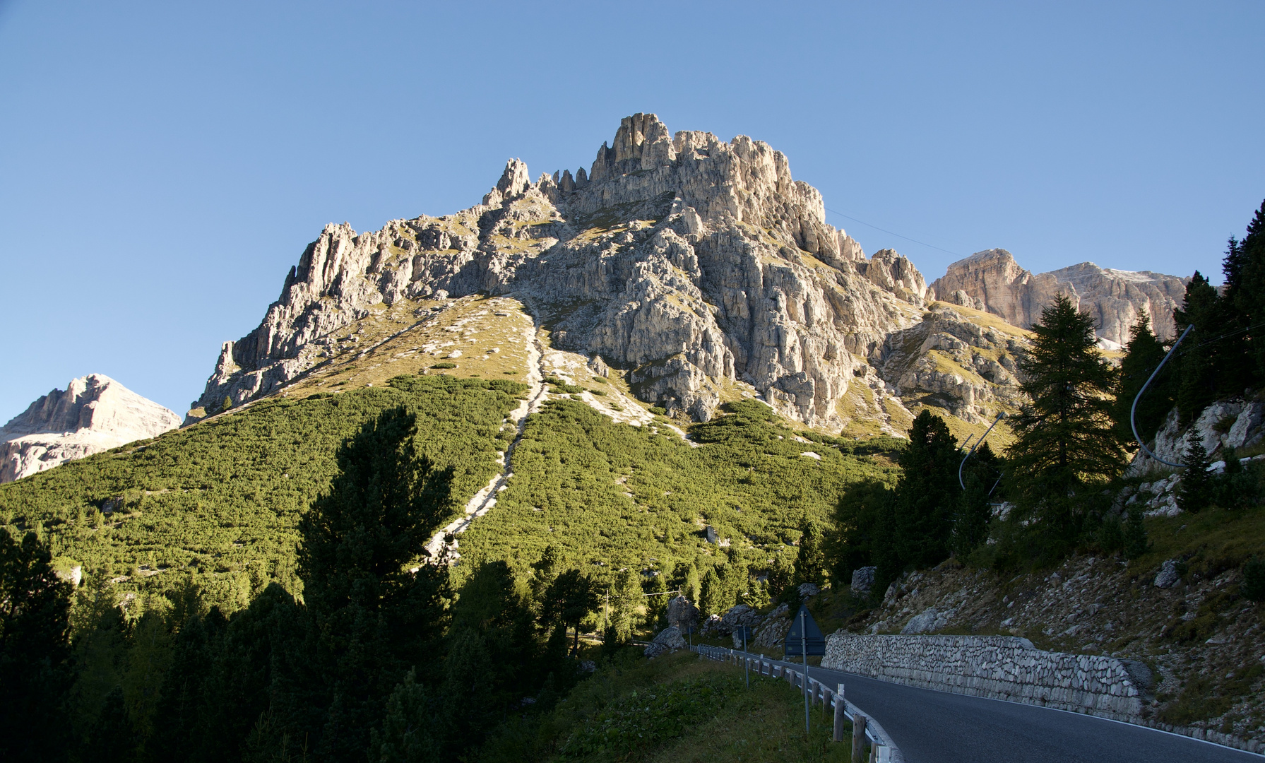 Fahrt durch die Dolomiten 