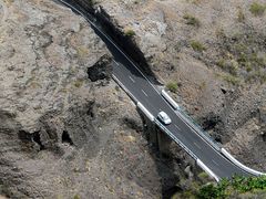 Fahrt durch die Felsen