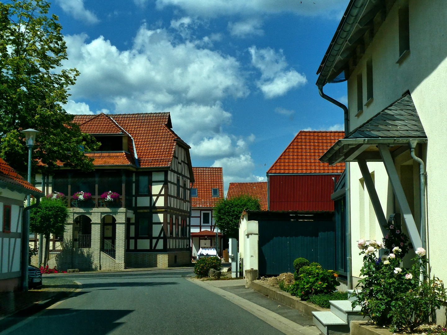 Fahrt durch Seeburg/Niedersachsen