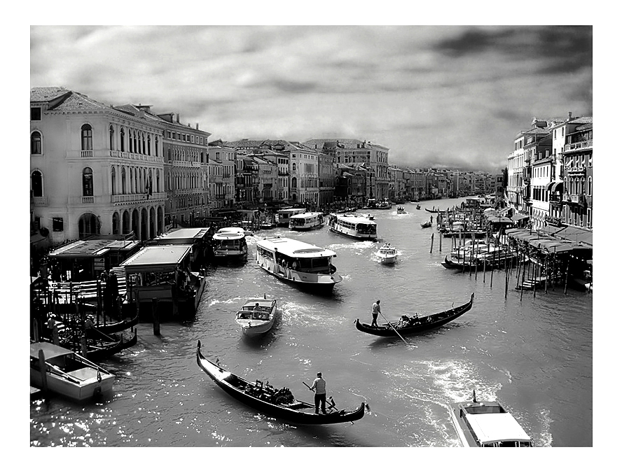 ..Fahrt durch Venedig.. von J. Lukas