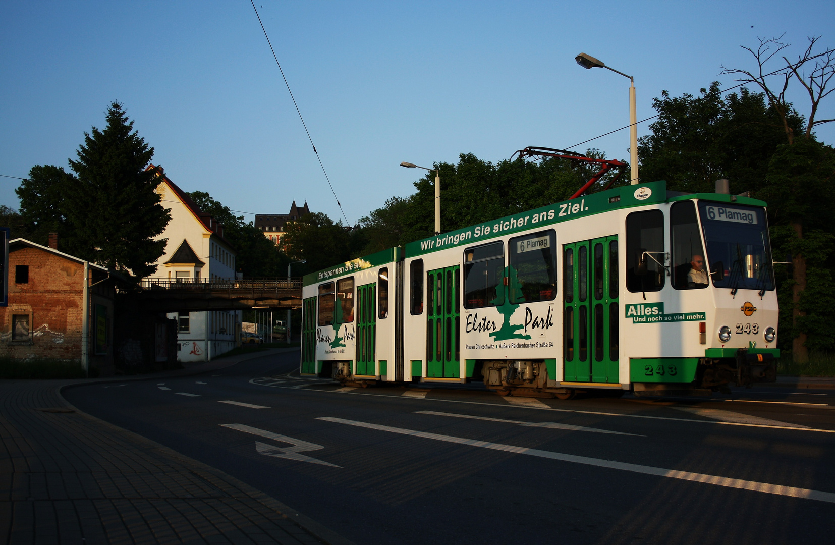 Fahrt in den Abend