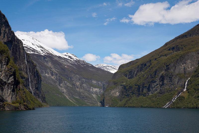 Fahrt in den Geiranger