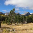 Fahrt in den herbstlichen Rocky Mountains National Park