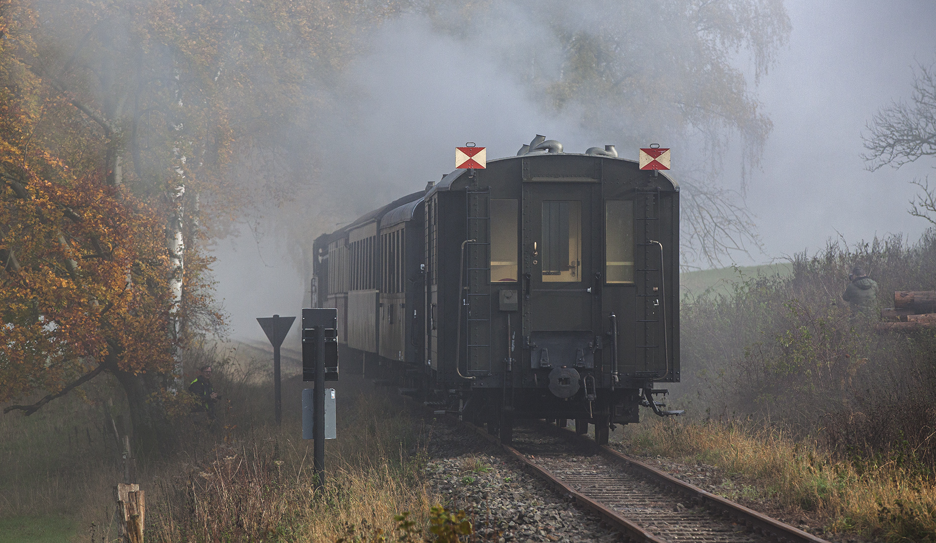 Fahrt in den Nebel