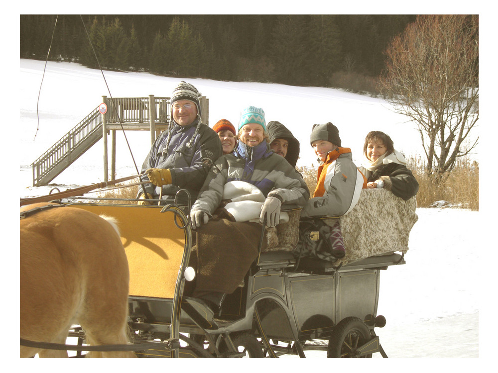 Fahrt in den Schnee